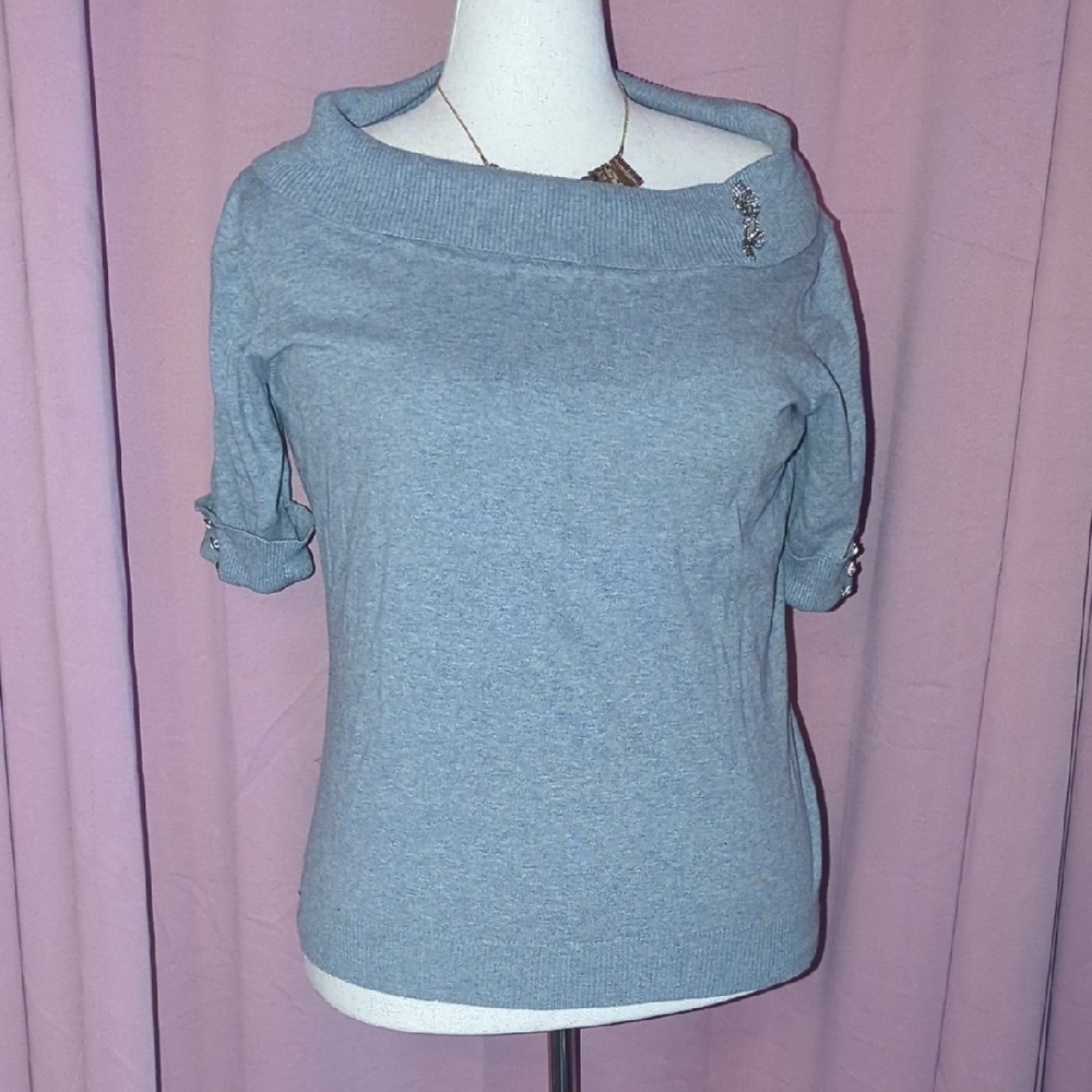 EAST 5th Gray Knit Sweater XL